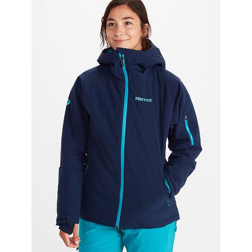 Marmot Refuge Jackets - Womens Ski Jacket Navy CA8497206 Canada